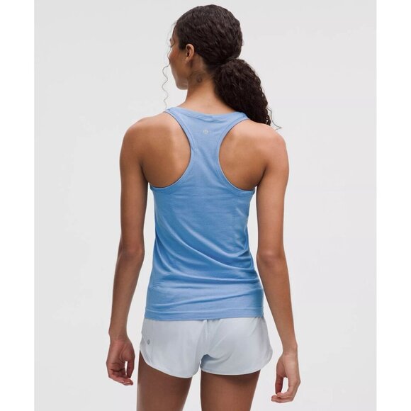 Swiftly Tech Racerback Tank Top 2.0 Hip Length - Pool Party - Picture 2 of 3